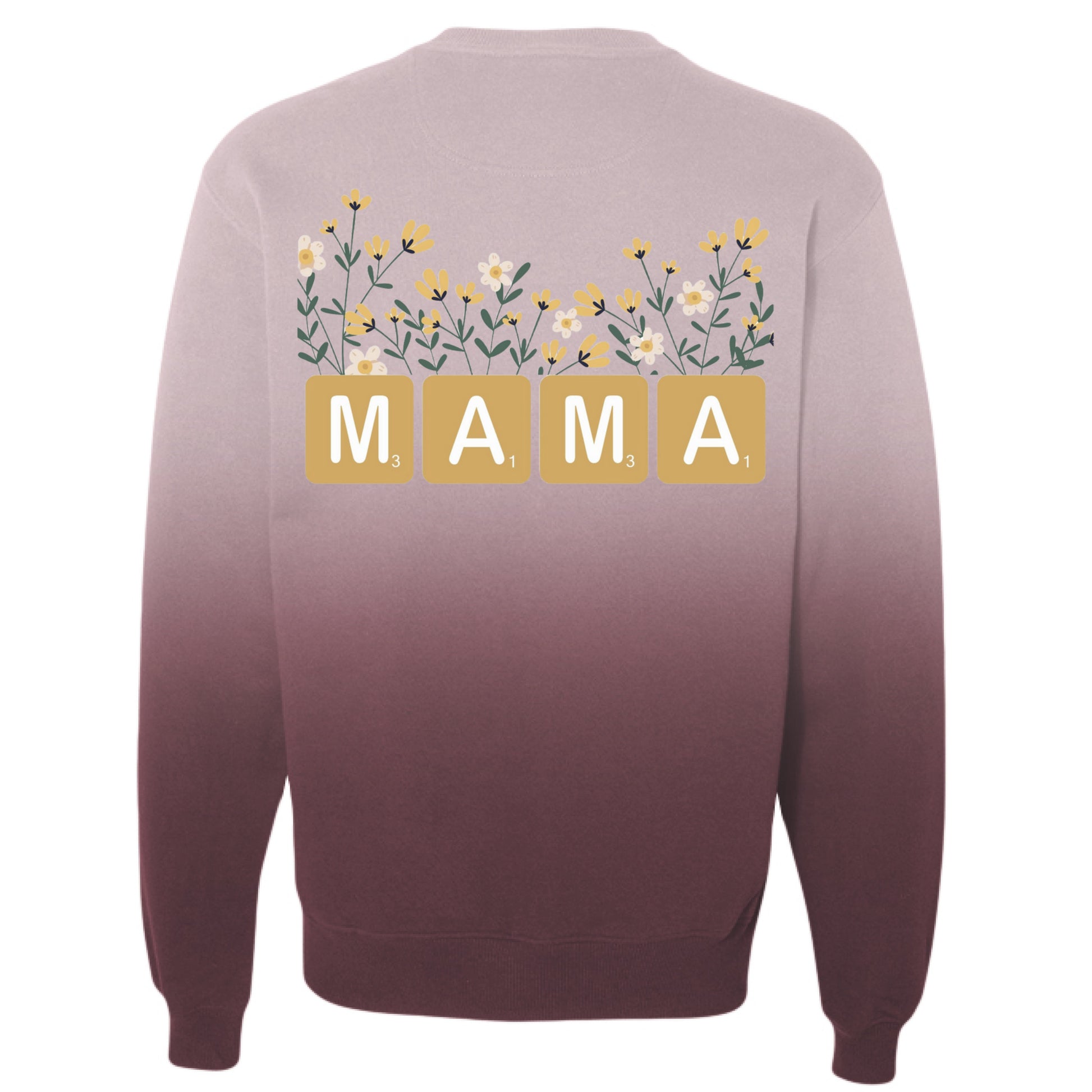 MAROON OMBRE - BACK