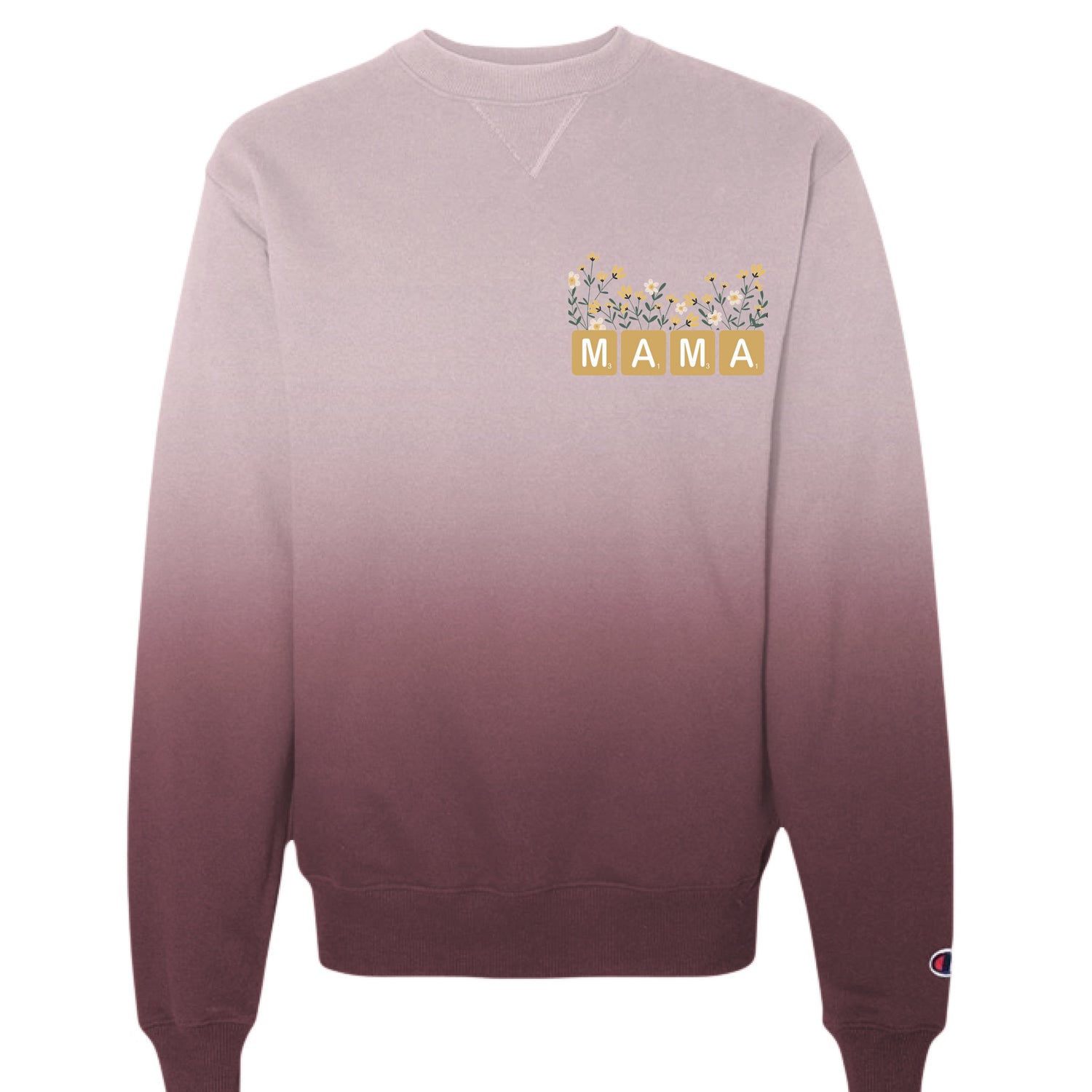 MAROON OMBRE - FRONT